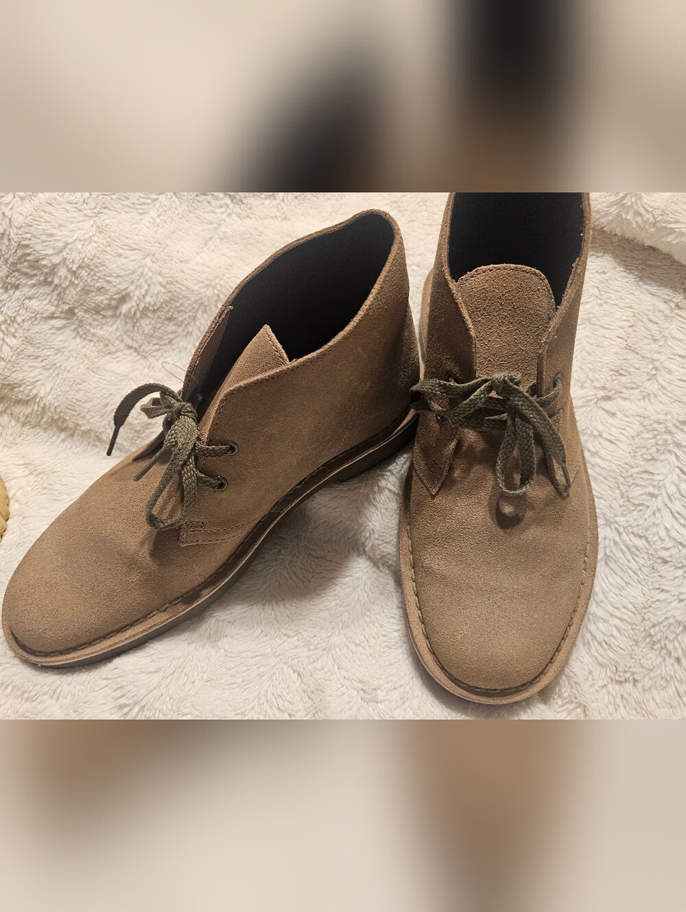 Clarks Men’s Brown Suede Chukka Boots